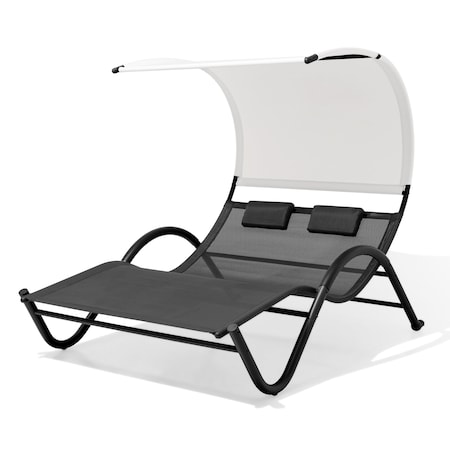 Deko Living Outdoor Patio Lounge Daybed with Canopy COP20201